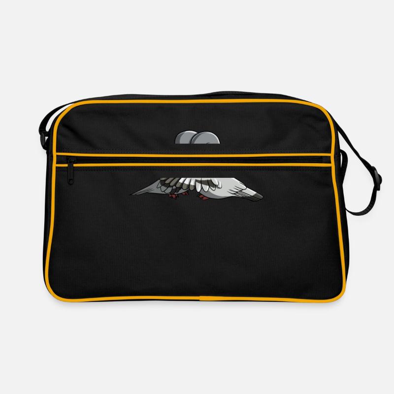 Hugging Birds Pigeon Retro Bag