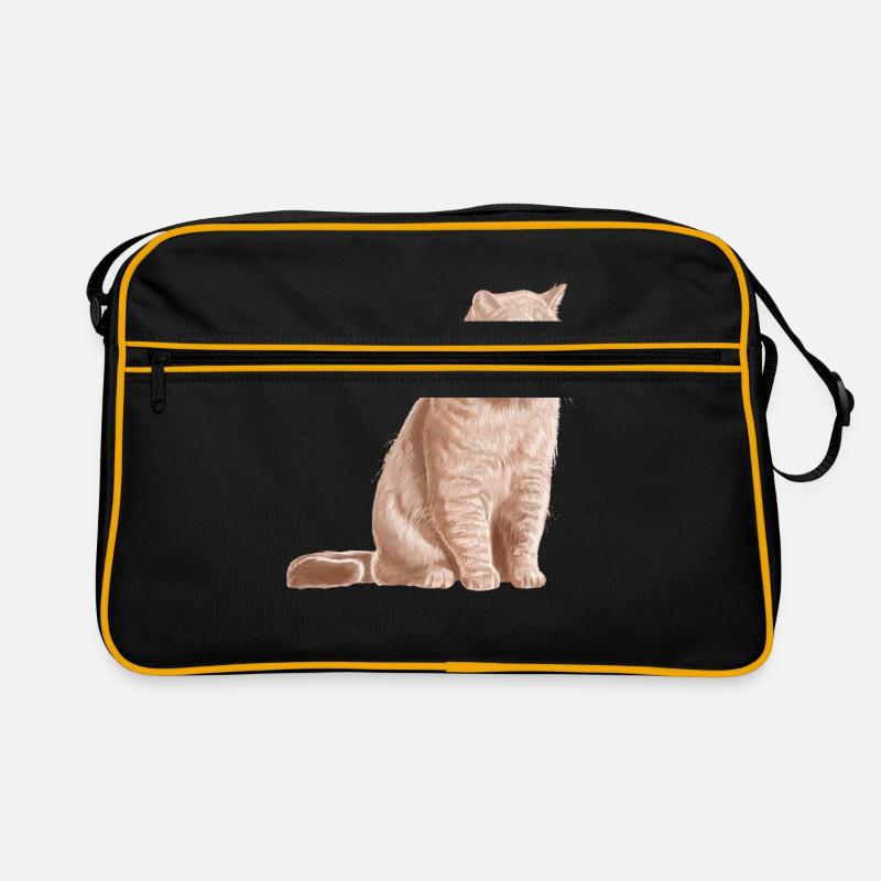 Chat British Shorthair de couleur crème Sac Retro