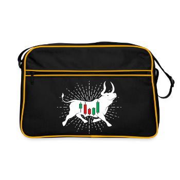 Stocks Bulle - Retro Bag - black/gold - Front