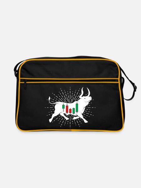 Actions Bulle - Sac Retro - noir/or - Devant