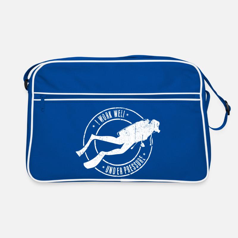 Deep Dive Diver Emblem Retro Tasche