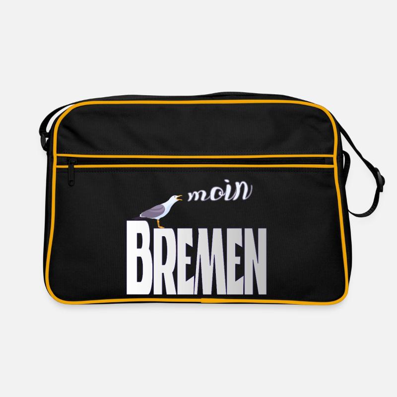 Bremen Möwe & Moin Design Retro Tasche