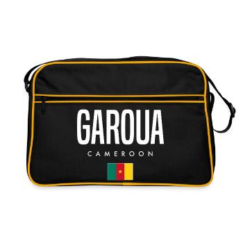 Garoua Cameroun Camerounais - Sac Retro - noir/or - Devant