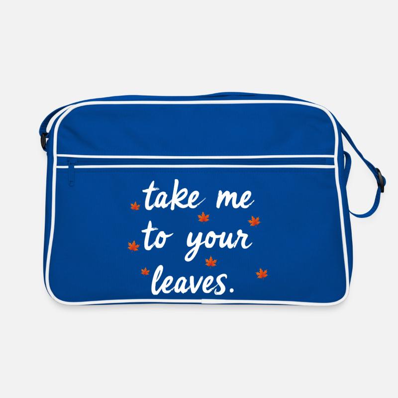 Emmenez-moi à vos feuilles. Bonne récolte d’automne n— Sac Retro