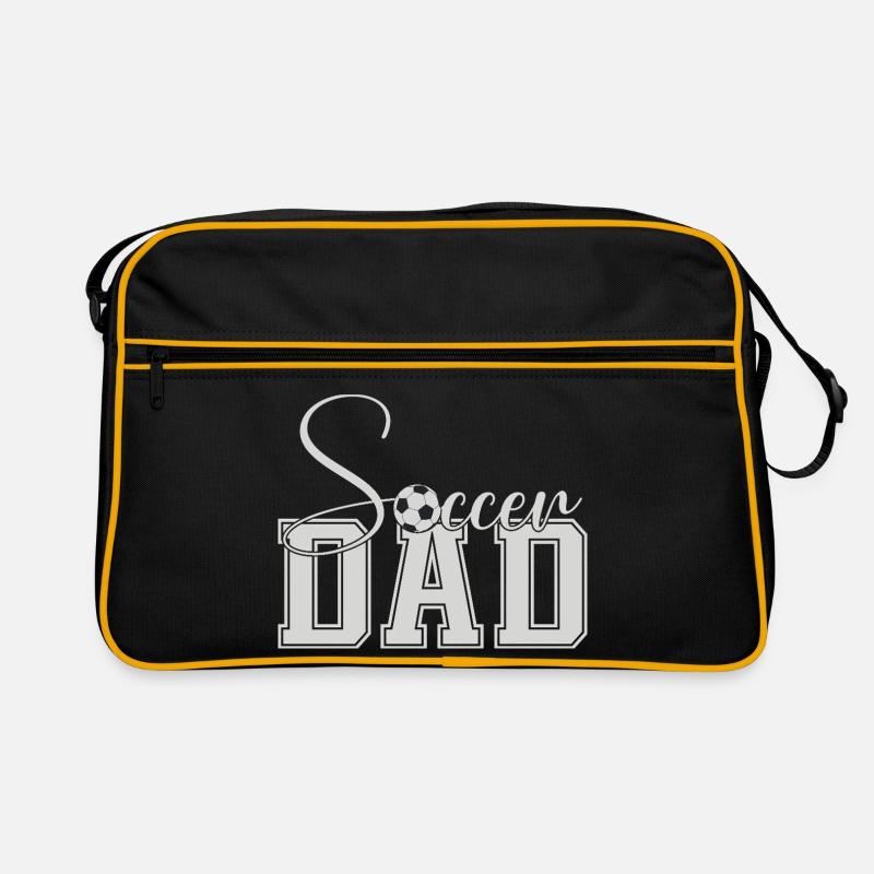 Soccer Dad Varsity Block Text Retro Bag