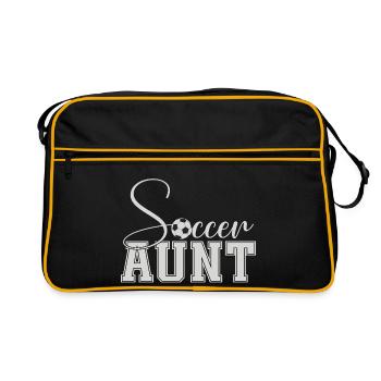 Soccer Aunt - Retro Bag - black/gold - Front