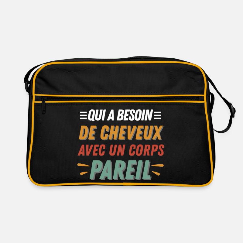 Bald, No need for hair with this dream body Retro Bag