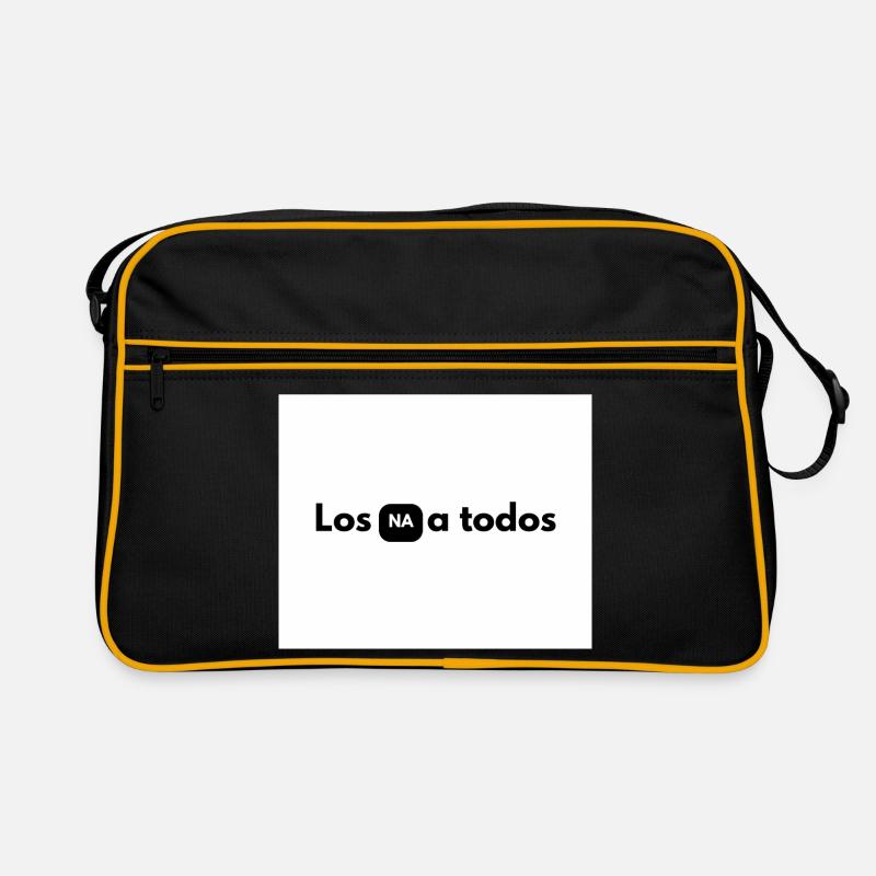 NA in black box between letters Retro Bag