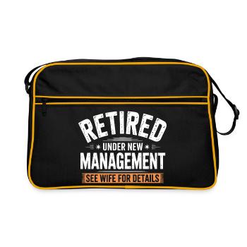 Unter neuer Geschäftsführung in den Ruhestand getreten Weitere Informationen finden Sie unter Ehefrau - Retro Tasche - Schwarz/Gold - Vorne