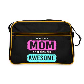 Maman célibataire Maman célibataire Maman célibataire - Sac Retro - noir/or - Devant