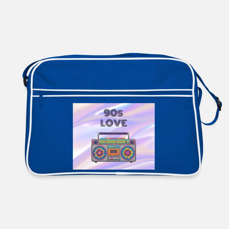 90s Liebe Boombox Retro Tasche