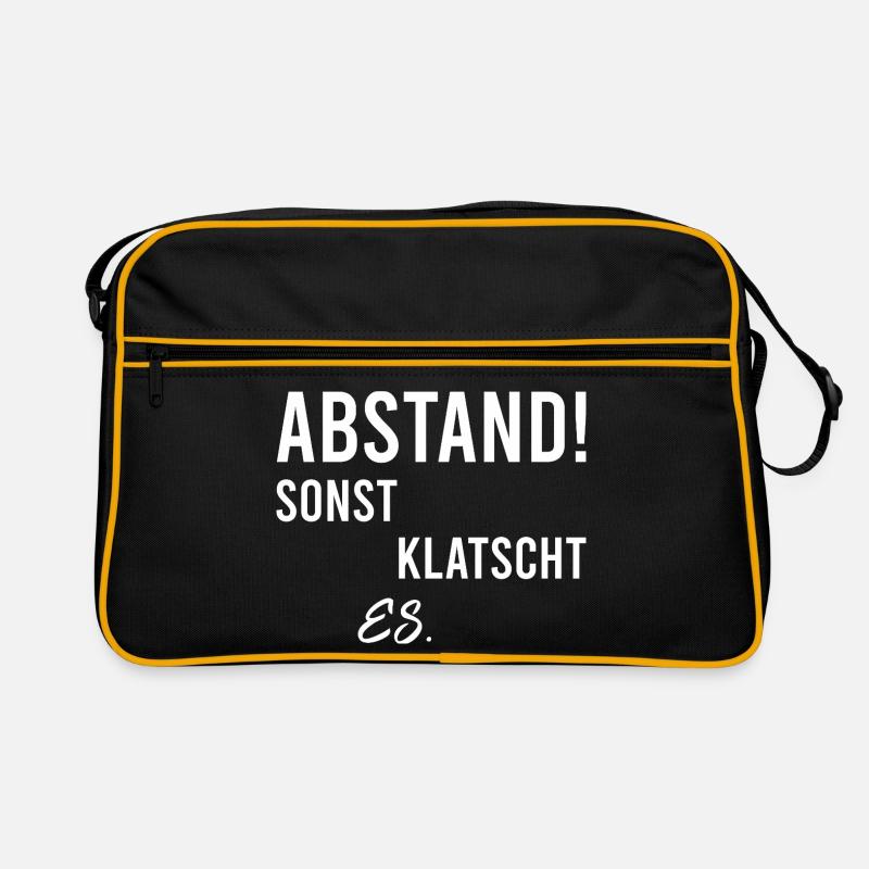 Distance otherwise it will clap Retro Bag