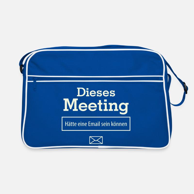 This meeting could have been an email Retro Bag