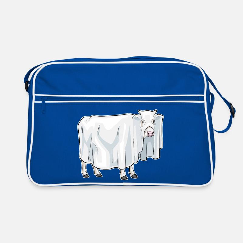 Kuh Halloween Geist Retro Tasche