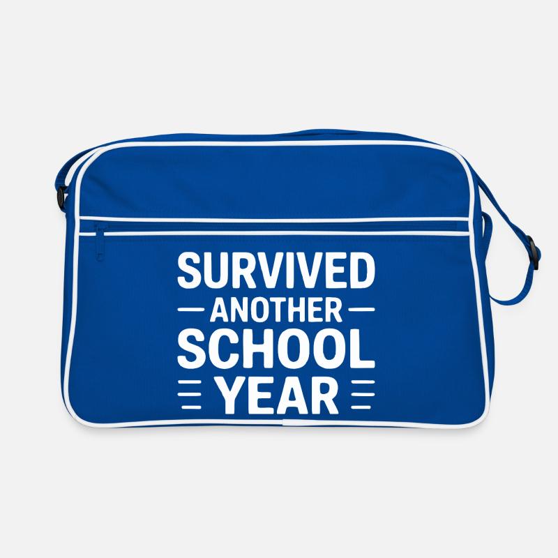 Survived Another School Year Statement Retro Tasche