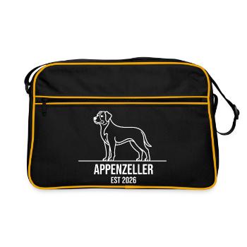 Appenzell Line Art 2026 - Retro Bag - black/gold - Front