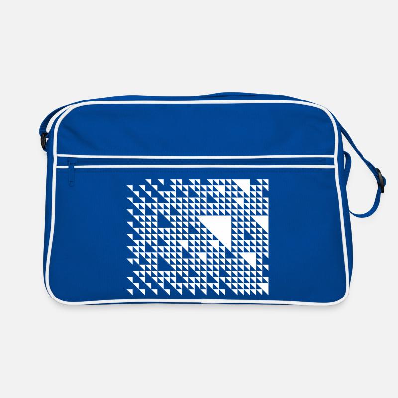 Triangular Mosaic Grid Retro Bag