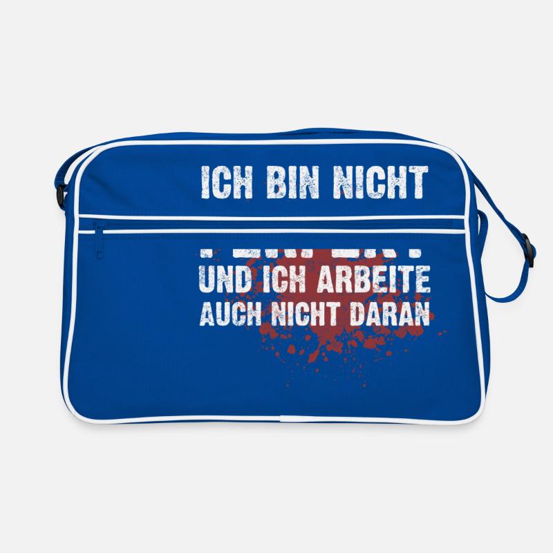 Ich bin nicht perfekt Retro Tasche