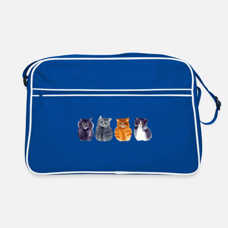 4 Katzen Retro Tasche