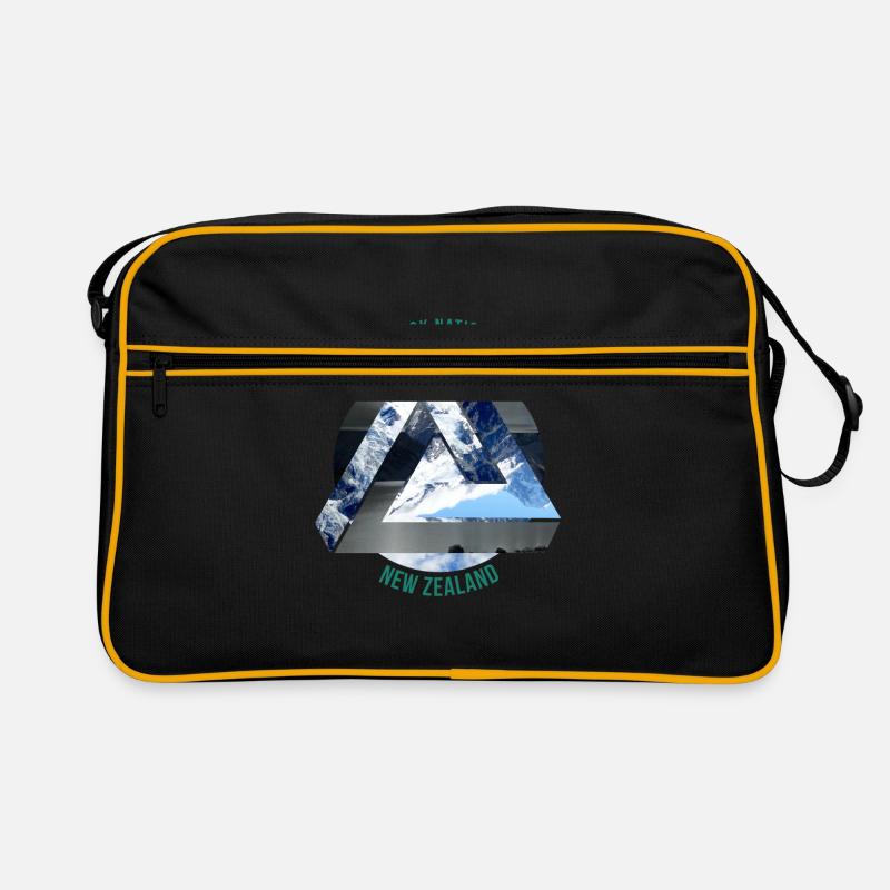 Mount Cook Neuseeland Wanderlust Geschenkidee Retro Tasche