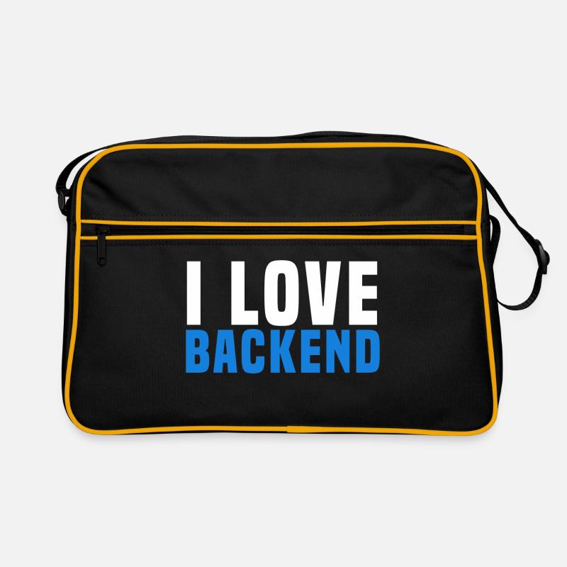 Backend programmieren Retro Tasche