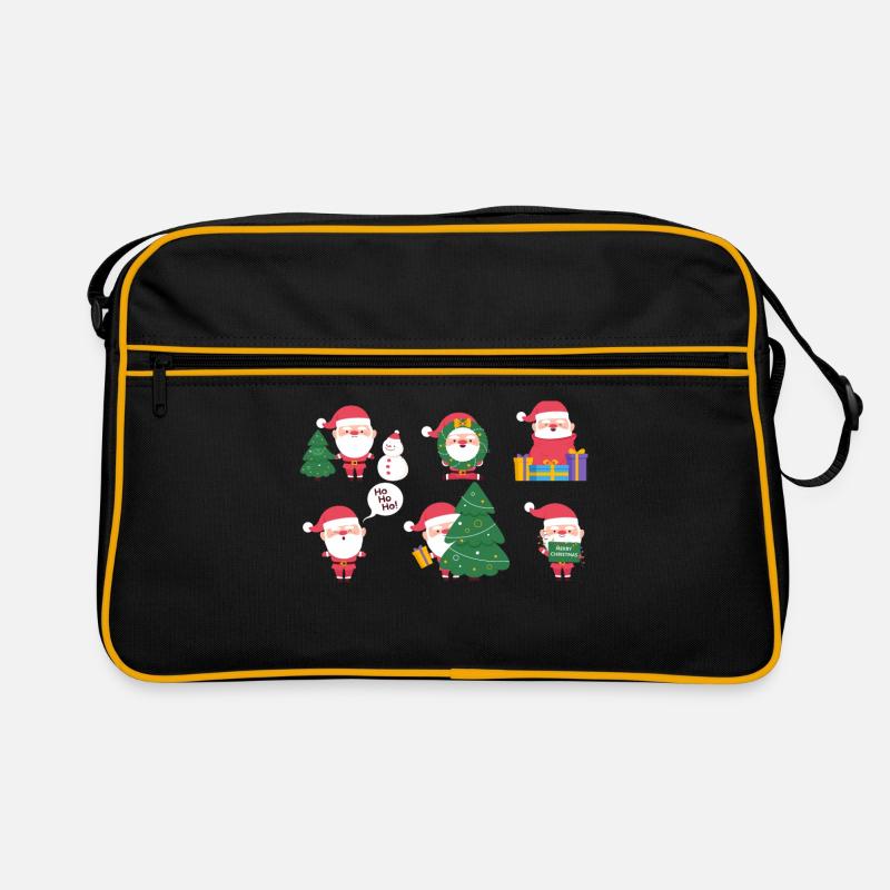 Christmas - Retro Bag - black/gold