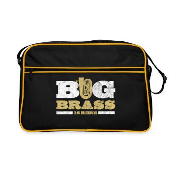 Tuba - Retro Tasche - Schwarz/Gold - Vorne