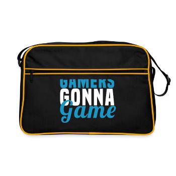 Players will play - Retro Bag - black/gold - Front