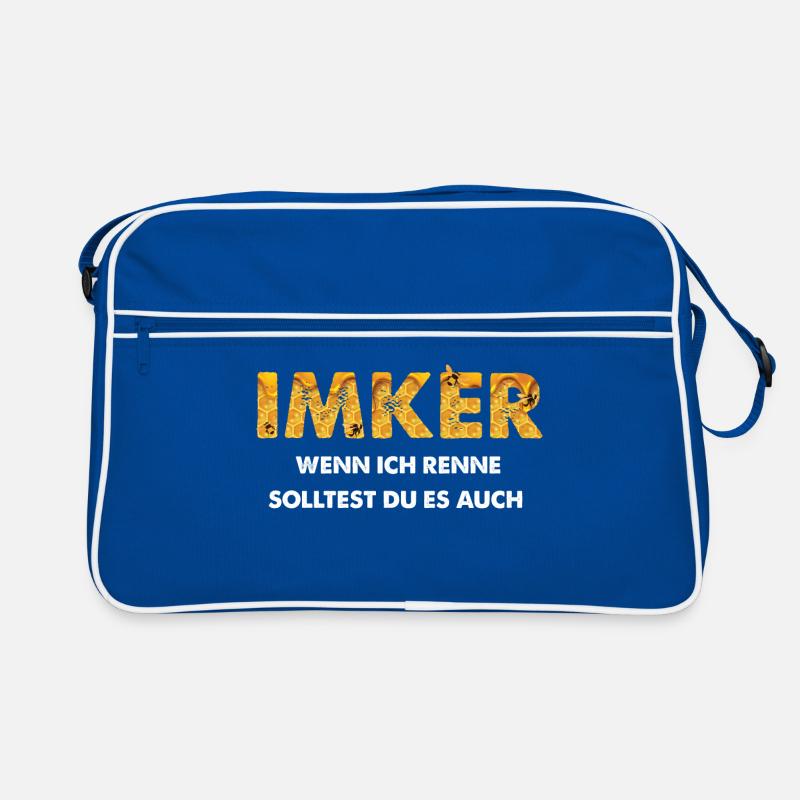 Ich Bin Imker - Hobby Imker Bienen Spruch Geschenk Retro Tasche