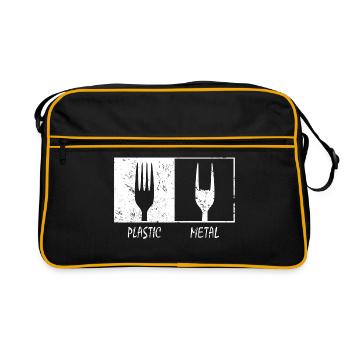 Fork fork - Retro Bag - black/gold - Front