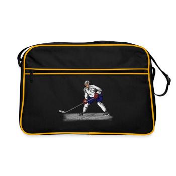 hockey - Retro Bag - black/gold - Front