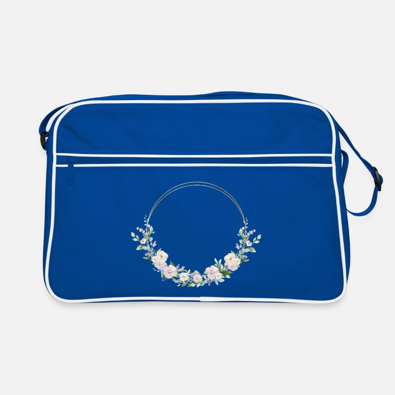 Spring Wreath - Personalizable Retro Bag