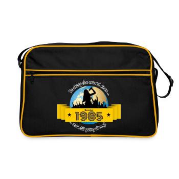 40. Geburtstag fait vibrer la foule depuis 11/1985 - Sac Retro - noir/or - Devant