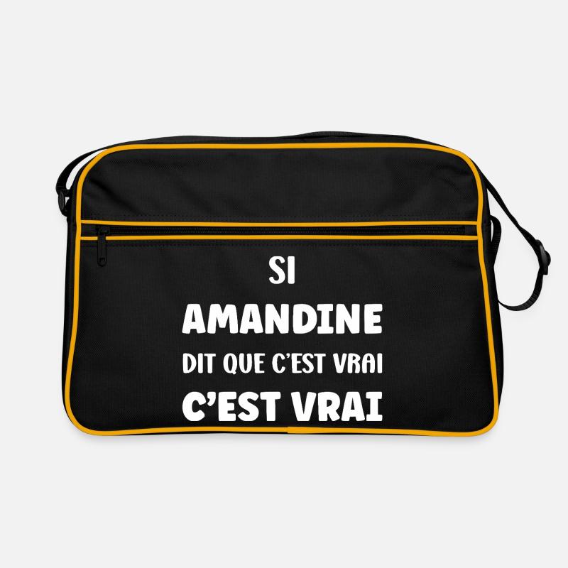 Amandine dit que c’est vrai Sac Retro