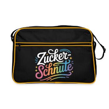 Museau sucré Dent sucrée Chocolat Sucre Museau - Sac Retro - noir/or - Devant