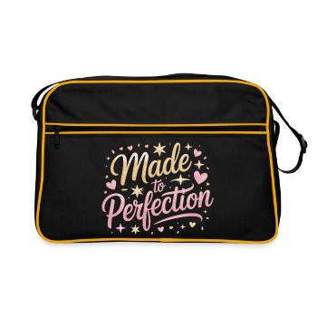Made To Perfection Matured To Perfection Perfect - Retro Bag - black/gold - Front