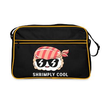 shrimp - Retro Bag - black/gold - Front