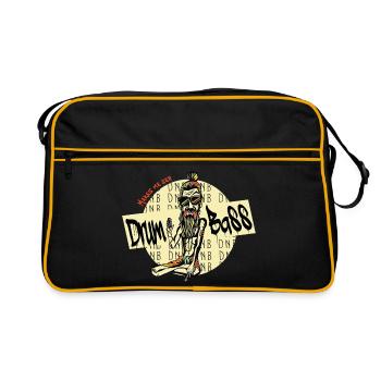 DNB Makes Me Zen - Drum and Bass , DnB, Drum n Bas - Retro Bag - black/gold - Front