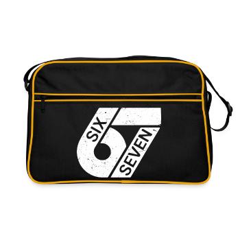 Six Seven Memes - Retro Bag - black/gold - Front