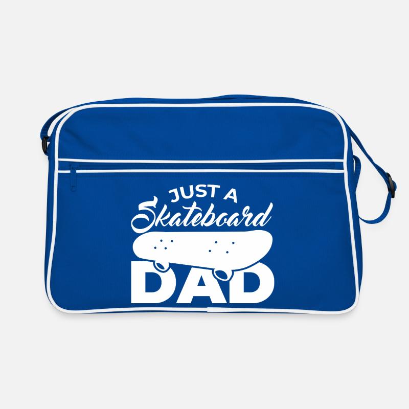 Nur ein Skateboard Vater Retro Tasche