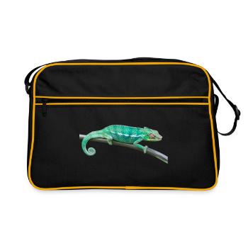 chameleon - Retro Bag - black/gold - Front