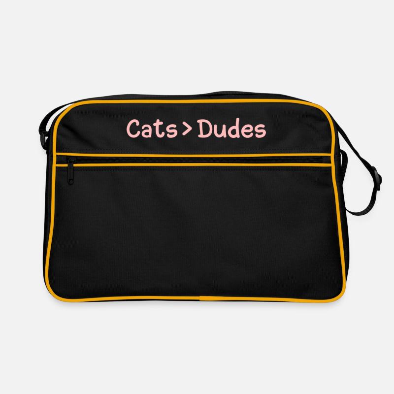 Chats > Dudes chats devant des mecs disant pour les femmes Sac Retro