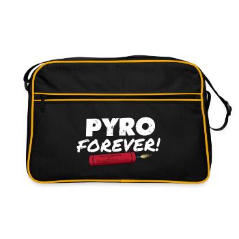 Pyro Forever - Retro Bag - black/gold - Front