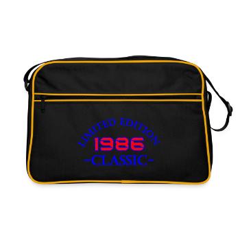 1986 Limited Edition Classic - Retro Bag - black/gold - Front