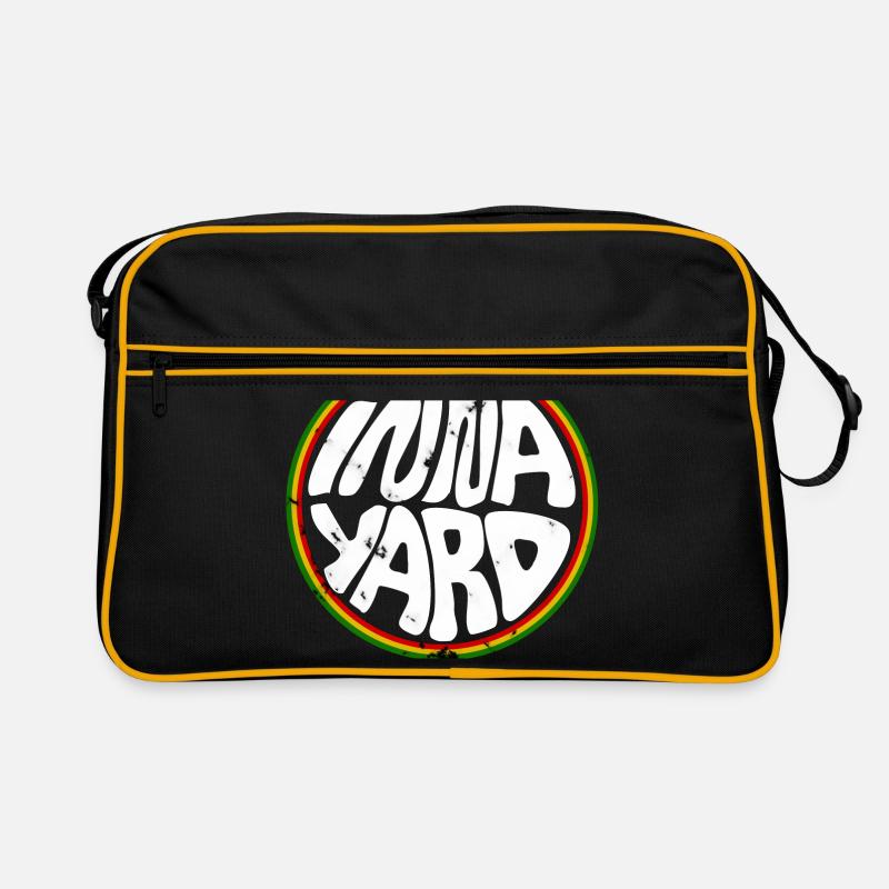 Cour Inna - Sac Retro - noir/or