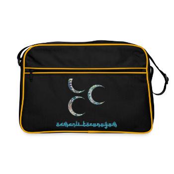 demi-lune e 733 - Sac Retro - noir/or - Devant