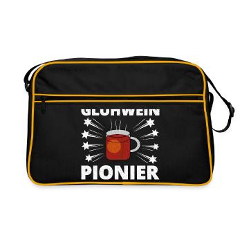 Pionnier du vin chaud - Sac Retro - noir/or - Devant
