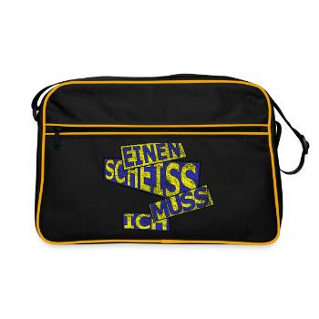 I have to shit - vintage - Retro Bag - black/gold - Front