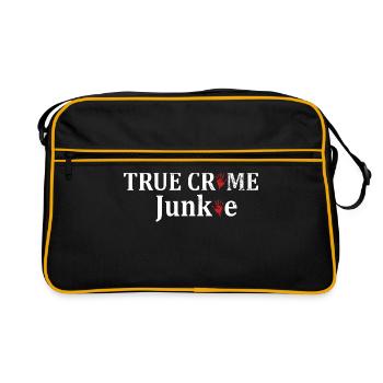 TRUE CRIME: Un vrai drogué du crime - Sac Retro - noir/or - Devant