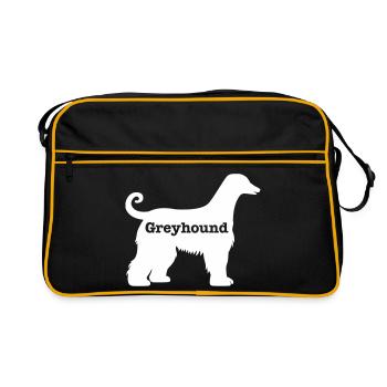 Greyhound - Retro Bag - black/gold - Front